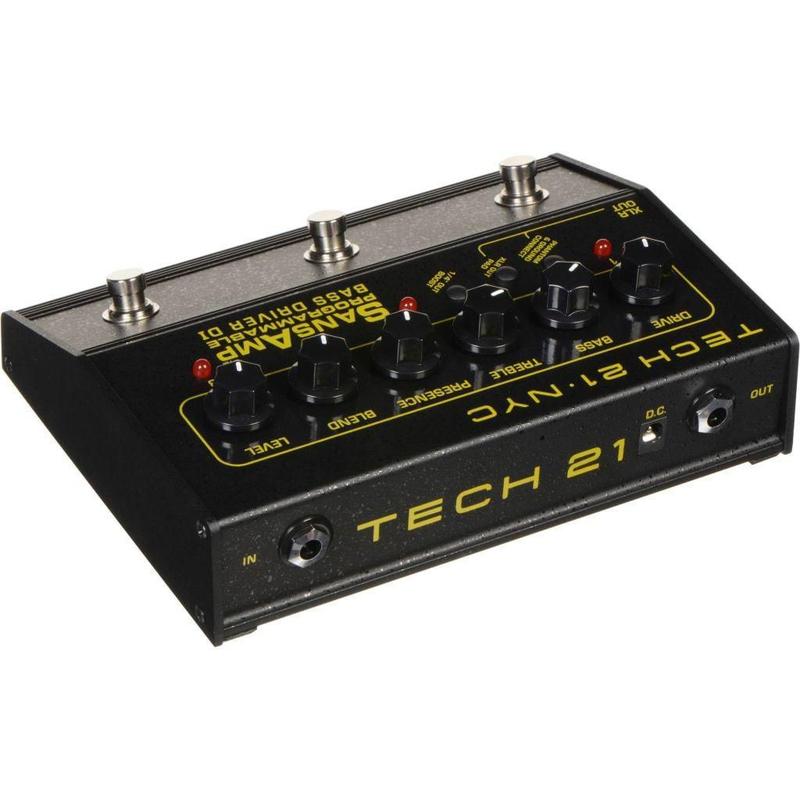 Pedal Sansamp Programmable Bass Driver Pbdr Tech 21 Nyc